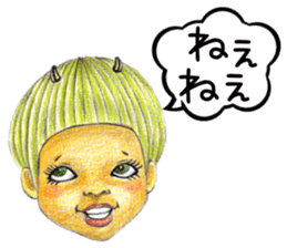 kawaii koakuma sticker #11360738