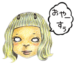 kawaii koakuma sticker #11360743