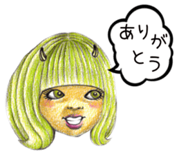 kawaii koakuma sticker #11360745