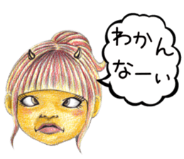 kawaii koakuma sticker #11360751