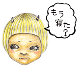 kawaii koakuma sticker #11360753