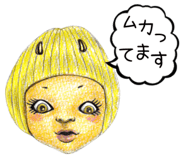 kawaii koakuma sticker #11360760