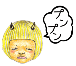 kawaii koakuma sticker #11360770