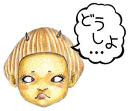 kawaii koakuma sticker #11360771