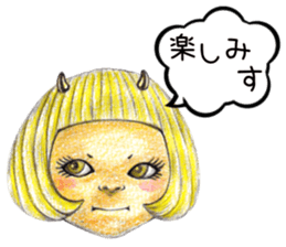 kawaii koakuma sticker #11360774