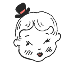 50's animals sticker #11361244