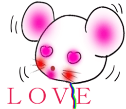The name of the cute mouse,Emi sticker #11361538