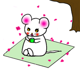 The name of the cute mouse,Emi sticker #11361558