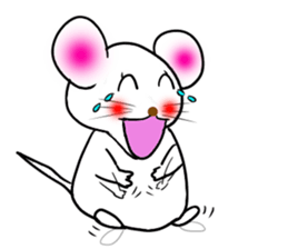 The name of the cute mouse,Emi sticker #11361560