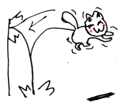 Cat Man (^_^) sticker #11361899