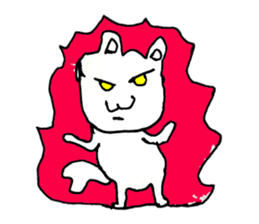 Cat Man (^_^) sticker #11361926