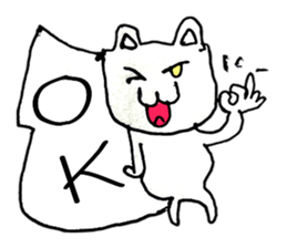 Cat Man (^_^) sticker #11361931