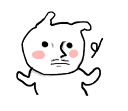 Cool rabbit 1 sticker #11362501