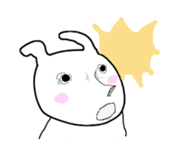 Cool rabbit 1 sticker #11362510