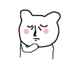 Cool rabbit 1 sticker #11362535