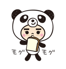 hamu-panda sticker #11362857