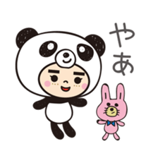 hamu-panda sticker #11362859
