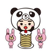 hamu-panda sticker #11362886