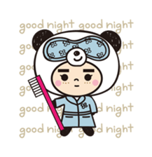 hamu-panda sticker #11362894