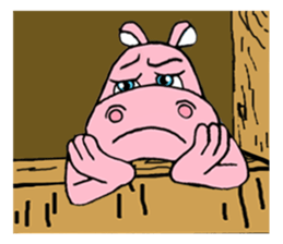 hippo Apo san sticker #11364859