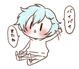 UCHI no UDUKI kun 4 sticker #11365375