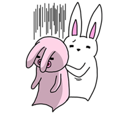 Pig Rabbit and her friends sticker #11365425