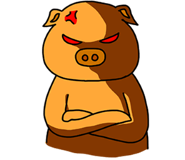 Pig Rabbit and her friends sticker #11365426