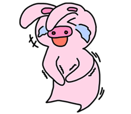 Pig Rabbit and her friends sticker #11365435