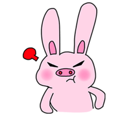 Pig Rabbit and her friends sticker #11365438