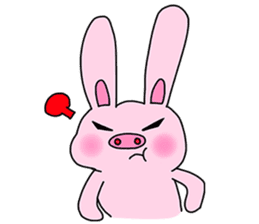Pig Rabbit and her friends sticker #11365438