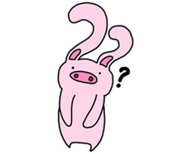 Pig Rabbit and her friends sticker #11365447