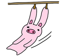 Pig Rabbit and her friends sticker #11365450