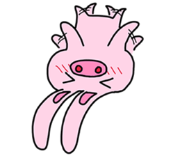 Pig Rabbit and her friends sticker #11365452