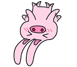 Pig Rabbit and her friends sticker #11365452