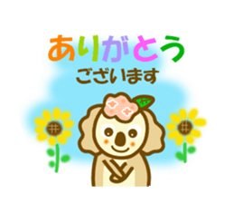 Hydrangea koala sticker #11365738