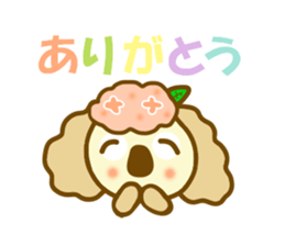 Hydrangea koala sticker #11365739