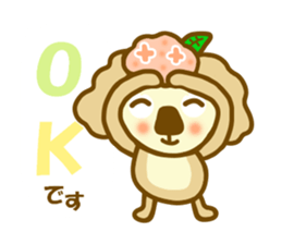 Hydrangea koala sticker #11365742