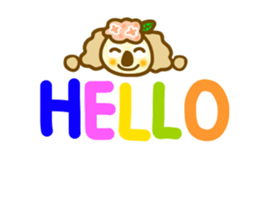 Hydrangea koala sticker #11365746