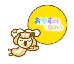 Hydrangea koala sticker #11365754