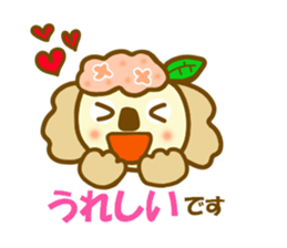 Hydrangea koala sticker #11365765