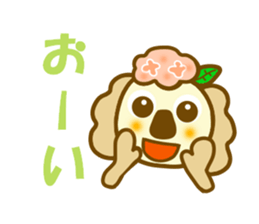 Hydrangea koala sticker #11365767