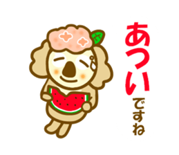 Hydrangea koala sticker #11365769