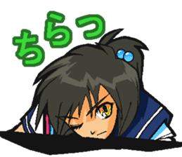 Low tension girl Sticker sticker #11366938