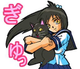 Low tension girl Sticker sticker #11366944