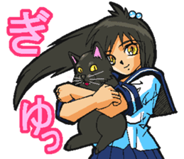 Low tension girl Sticker sticker #11366944