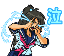 Low tension girl Sticker sticker #11366948