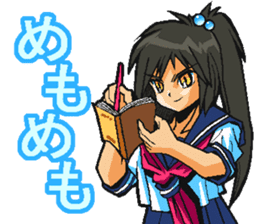 Low tension girl Sticker sticker #11366953