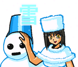 Low tension girl Sticker sticker #11366971