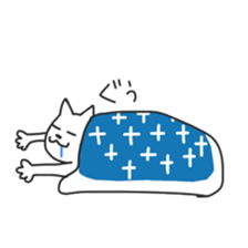 Lazy 'n' Sleepy Cat sticker #11366992