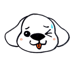 DACHSHUND FACE STICKER sticker #11368066